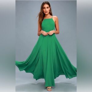 Mythical Kind of Love Green Maxi Dress
